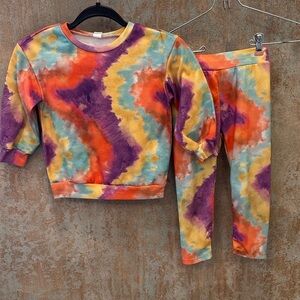 SHEIN Multicolor Tie-Dye Top